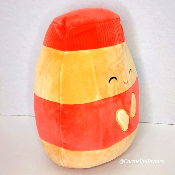 NEDISON 🥜 HTF Tan & Red Peanut Butter Jar Original Squishmallow Kelly Toy NWT - Picture 6 of 8